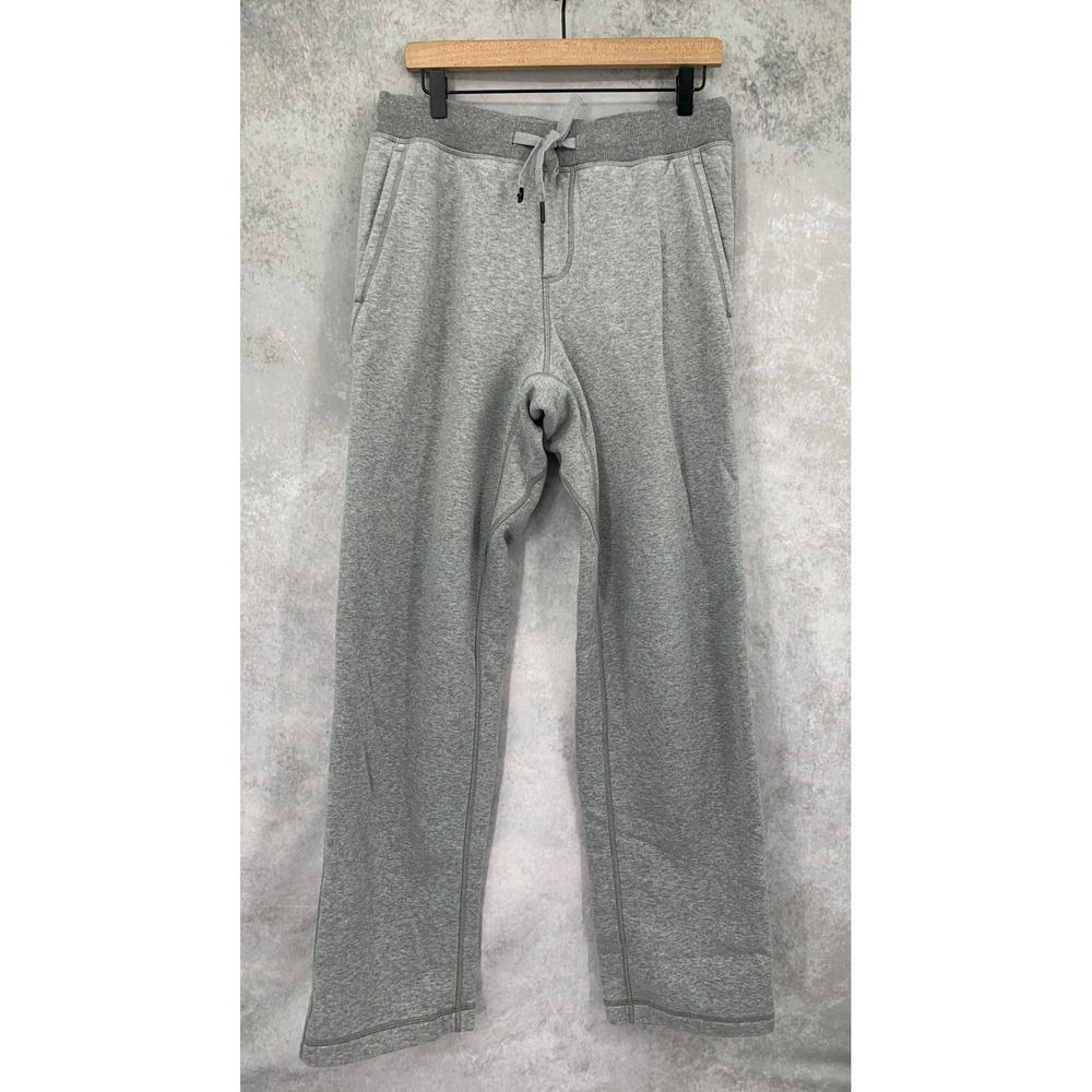Lululemon Sweat Pants Mens Large Gray Hustle Pant Fleece Cozy Preppy